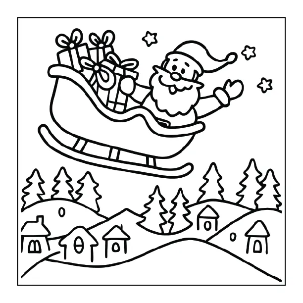 Christmas Coloring Page for Adults – Part 02 | 100+ Free Printable Designs (8.5×8.5)
