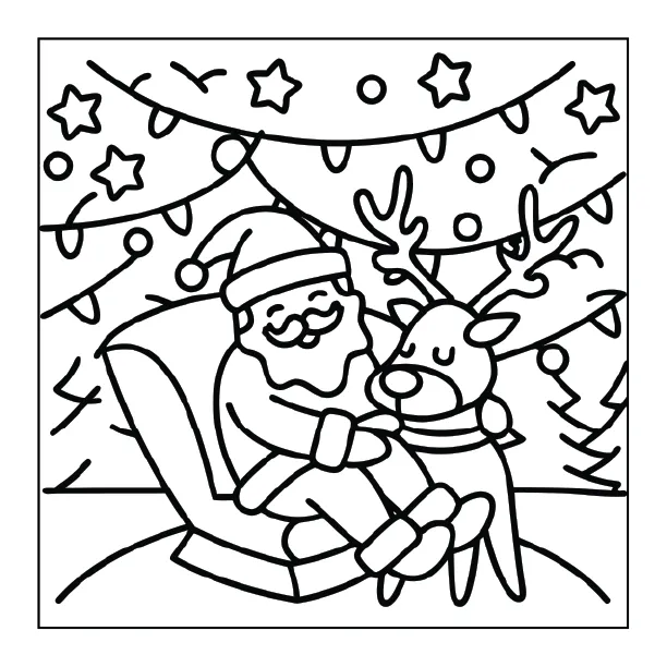 Christmas Coloring Page for Adults – Part 02 | 100+ Free Printable Designs (8.5×8.5)