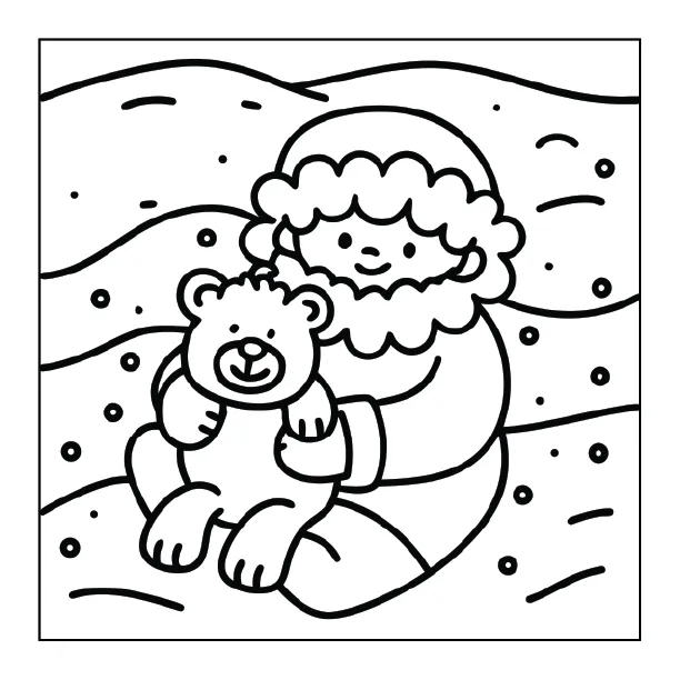 Christmas Coloring Page for Adults – Part 02 | 100+ Free Printable Designs (8.5×8.5)