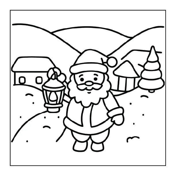 Christmas Coloring Page for Adults – Part 02 | 100+ Free Printable Designs (8.5×8.5)