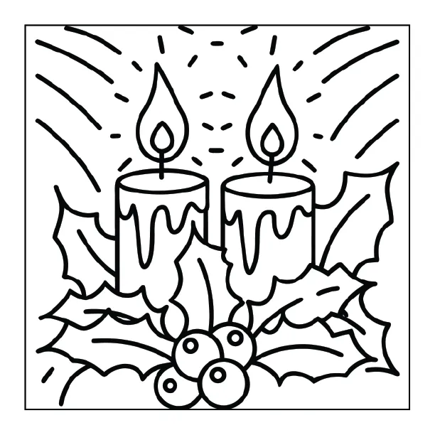 Christmas Coloring Page for Adults – Part 02 | 100+ Free Printable Designs (8.5×8.5)