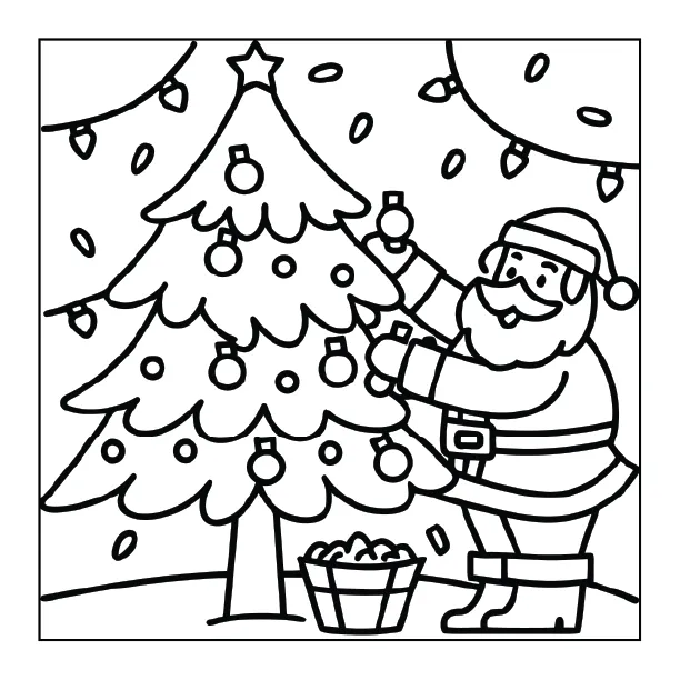 Christmas Coloring Page for Adults – Part 02 | 100+ Free Printable Designs (8.5×8.5)