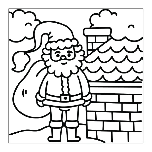 Christmas Coloring Page for Adults – Part 02 | 100+ Free Printable Designs (8.5×8.5)