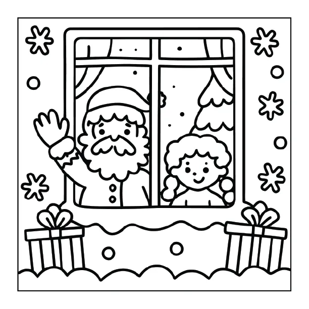 Christmas Coloring Page for Adults – Part 02 | 100+ Free Printable Designs (8.5×8.5)