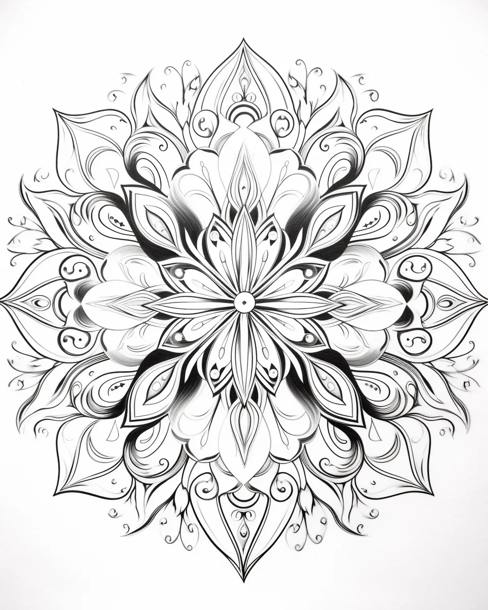 Mandala Coloring Pages for Adults – Free Printable A4
