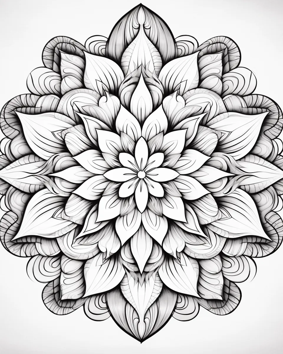 Mandala Coloring Pages for Adults – Free Printable A4