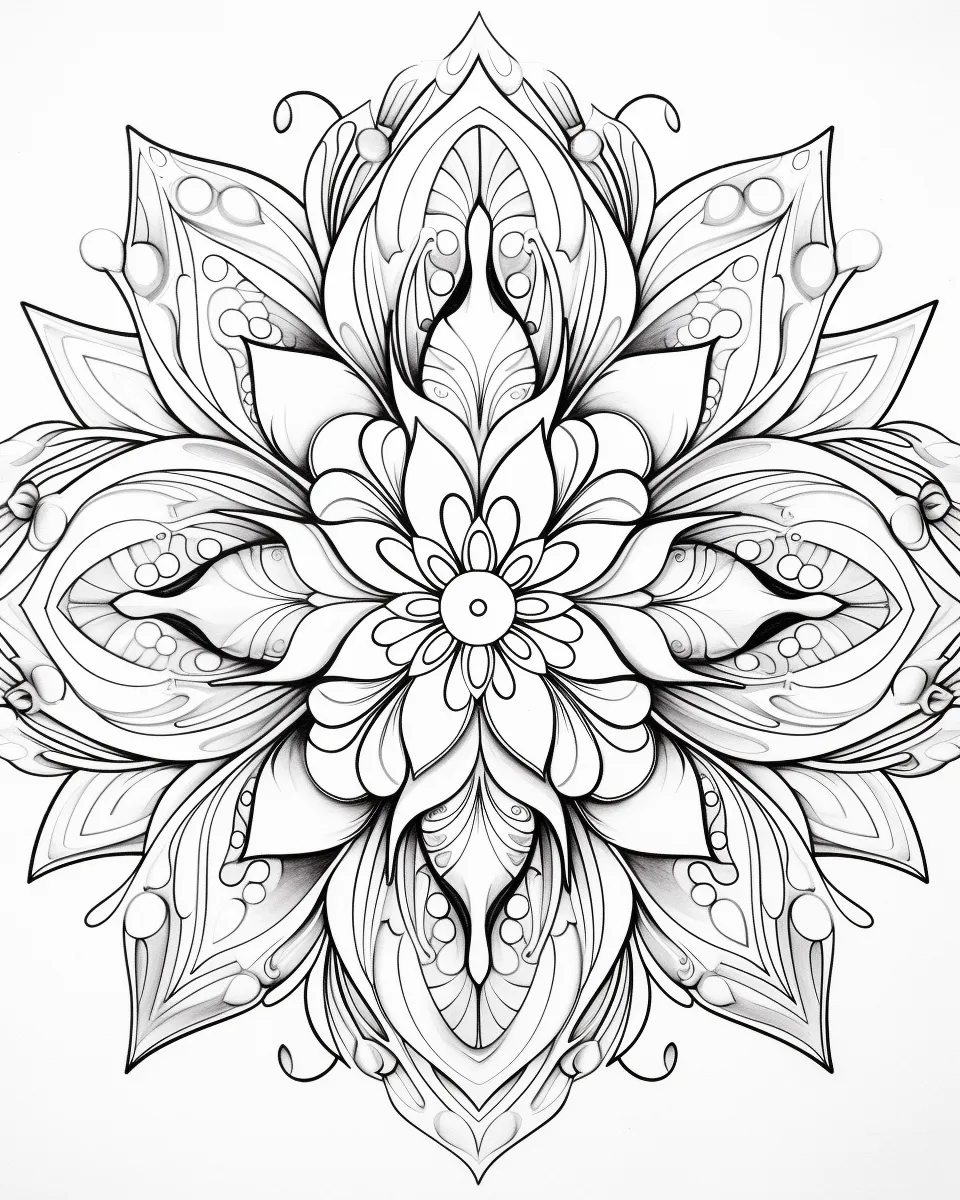 Mandala Coloring Pages for Adults – Free Printable A4
