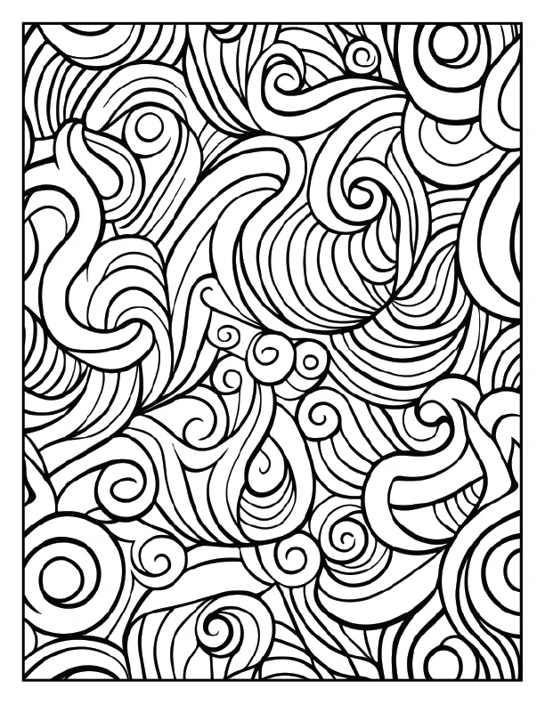 Floating water lily and pond leaf pattern for peace.