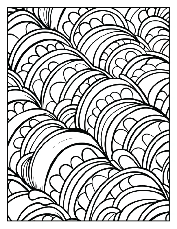 Trendy desert cactus and succulent pattern for adults.