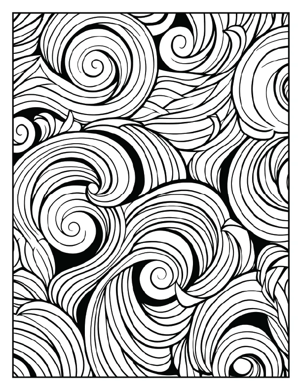Hypnotic concentric square pattern for deep focus.