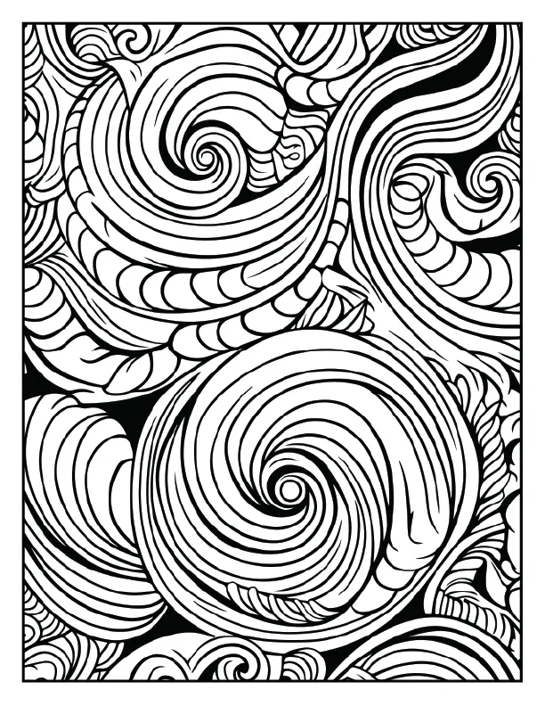 Detailed peacock feather eye pattern for expert art.