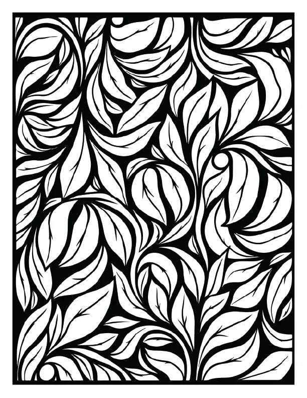 Pattern Coloring Pages for Adults – 100 Printable Designs