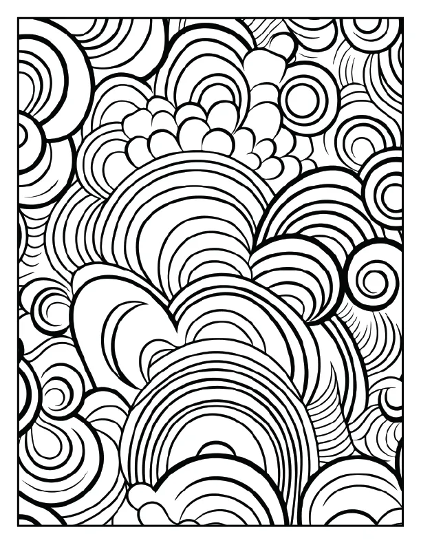Pattern Coloring Pages for Adults – 100 Printable Designs