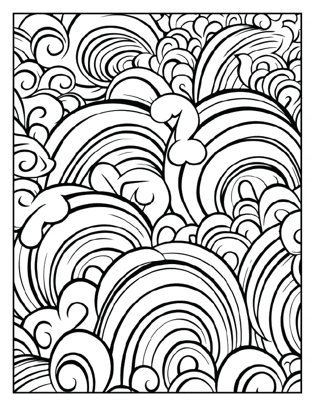 Pattern Coloring Pages for Adults – 100 Printable Designs