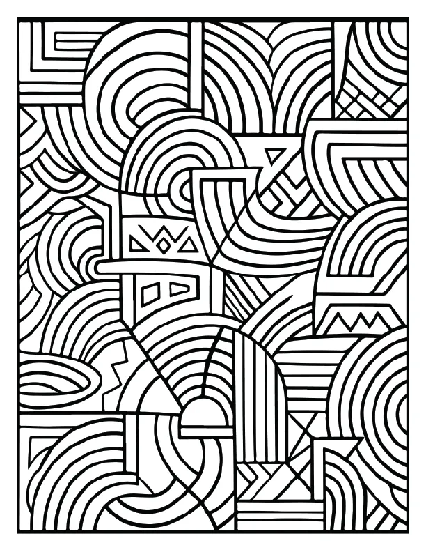 Pattern Coloring Pages for Adults – 100 Printable Designs