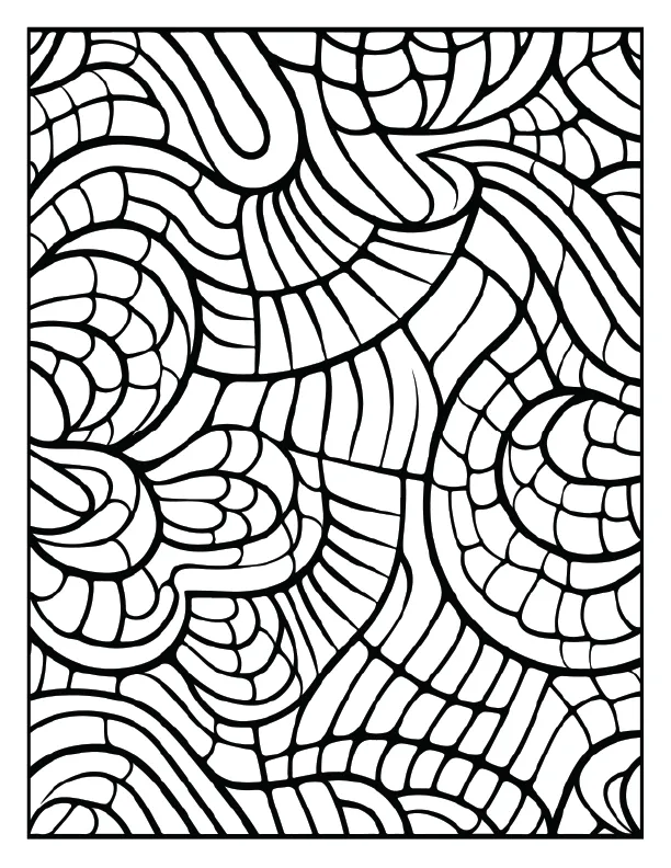 Pattern Coloring Pages for Adults – 100 Printable Designs