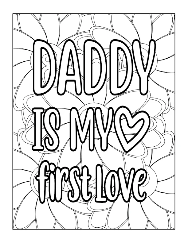 "Breathe Deeply" mindfulness quote coloring page for anxiety