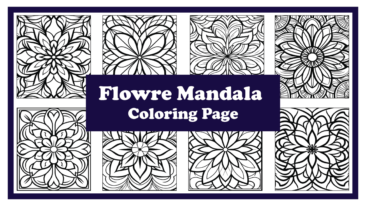 mandala coloring page for adults PDF file free download