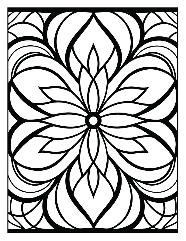 Rare solar eclipse mandala coloring page print ready