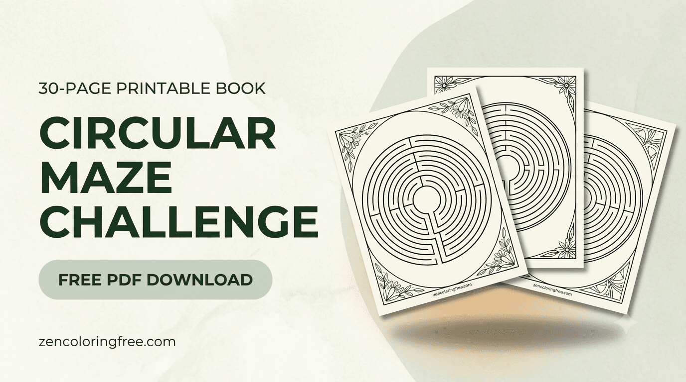 Circular maze challenge book PDF